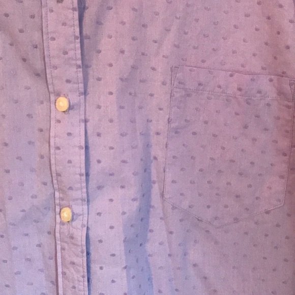 Gap purple button down shirt - Picture 3 of 4